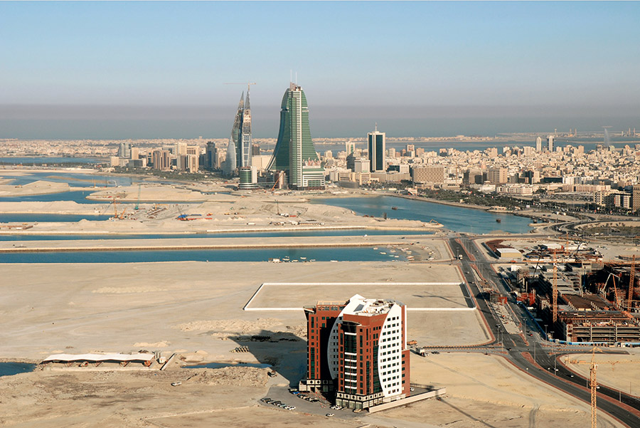 View from the Almoayyed tower, Manama, Bahrain, 2007