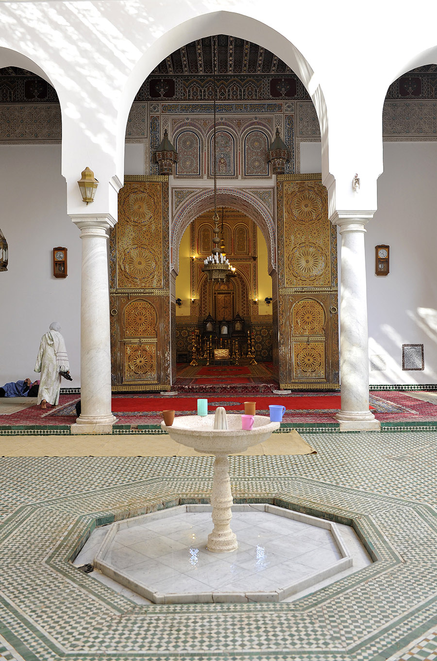 Interior courtyard of the Zaouia Sidi Bel Abbes, Marrakech, 2011