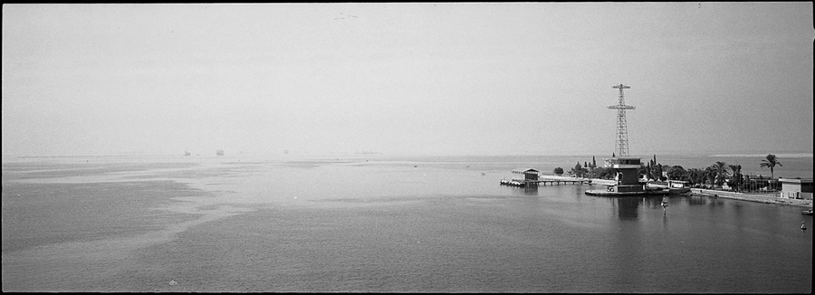 Exiting the Suez Canal, entering the Red Sea