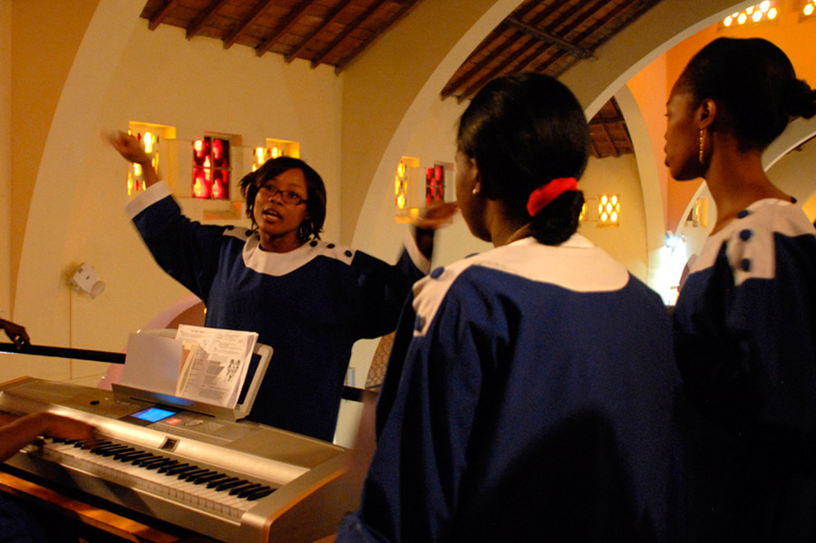 Choir of the Church of the Martyr Saints, Gueliz, Marrakech, 2012