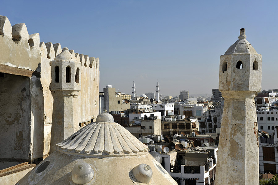 View from Noor Wali house, Al Balad,  Jeddah, Saudi Arabia, 2011