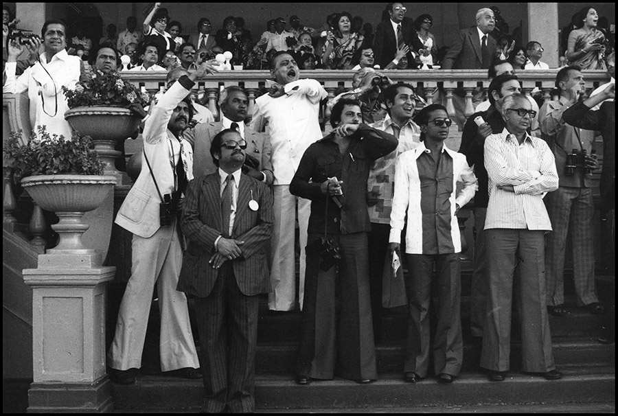 At the races, Bombay, 1980